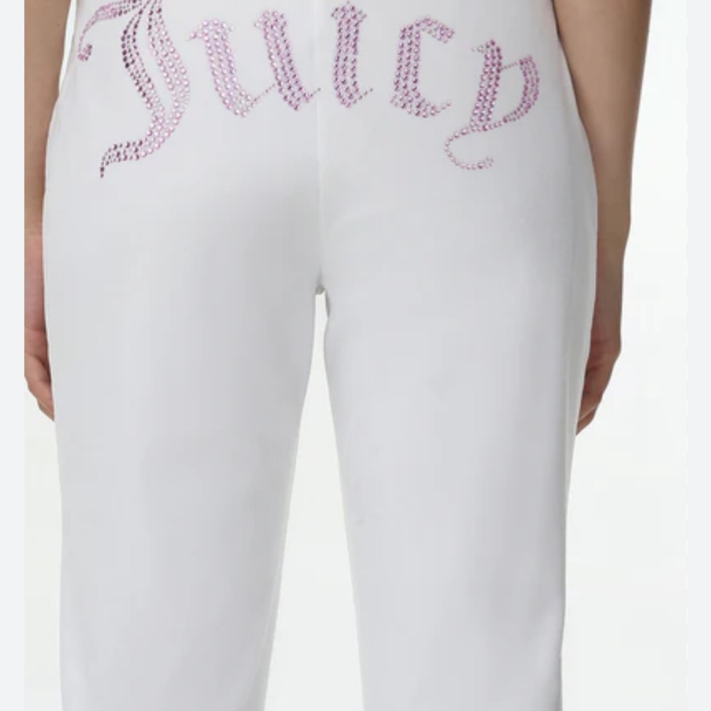 🆕 BIG BLING JUICY X FOREVER 21 
VELOUR TRACK PANTS
